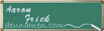Aaron Frick Visitenkarte